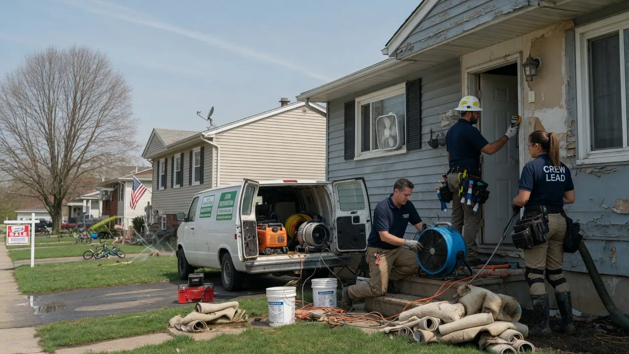 Flood Cleanup in West Farmington, OH near me