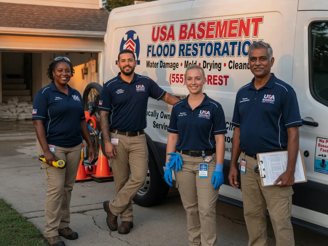 Basement Flood Cleanup company in West Farmington, OH