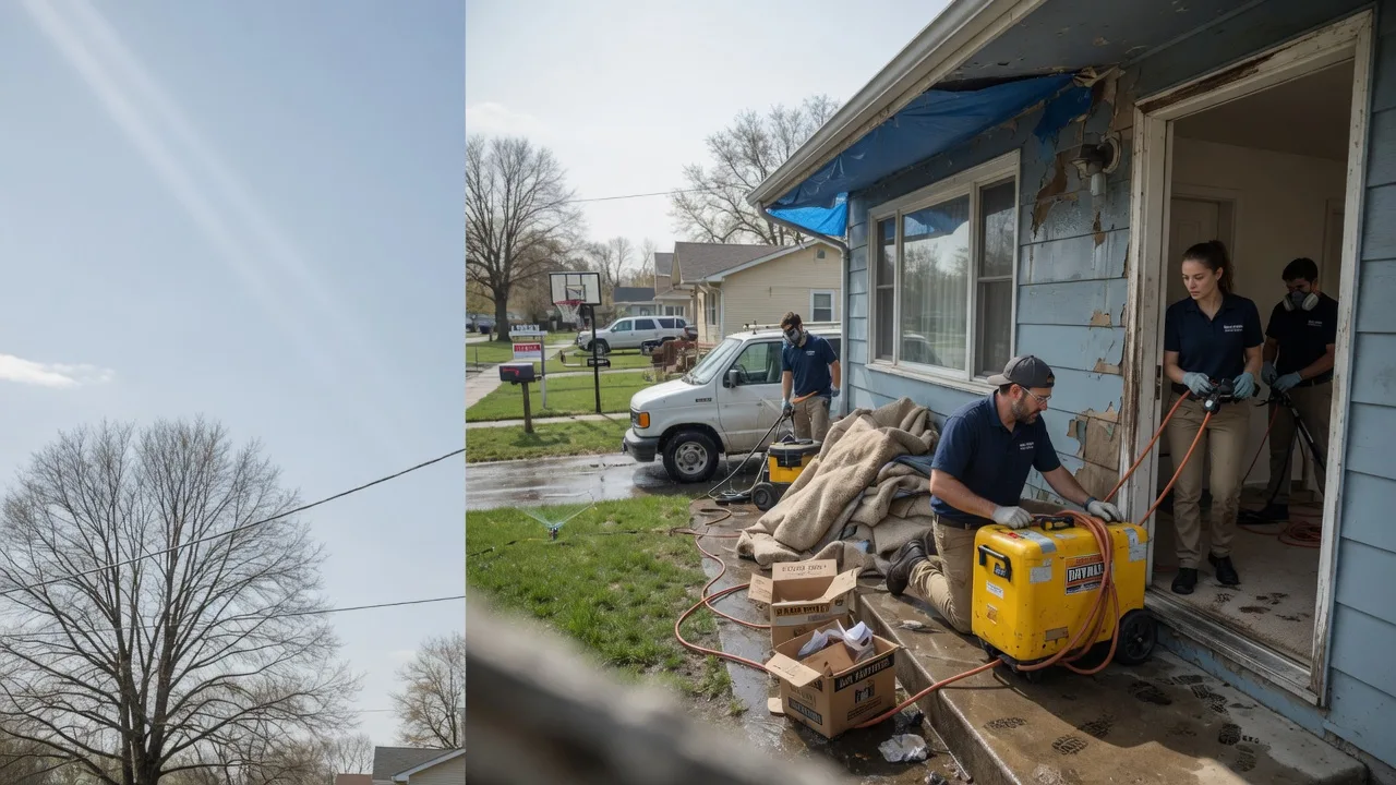 Basement Flood Cleanup in West Farmington, OH near me